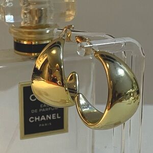 Tapered Hoop Earrings New